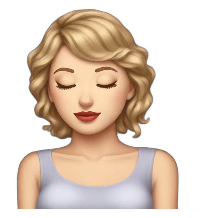 Taylor Swift sleep sticker