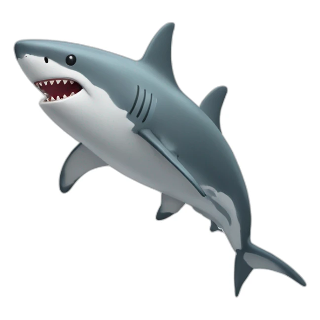 Un tapis volant avec un requin sticker