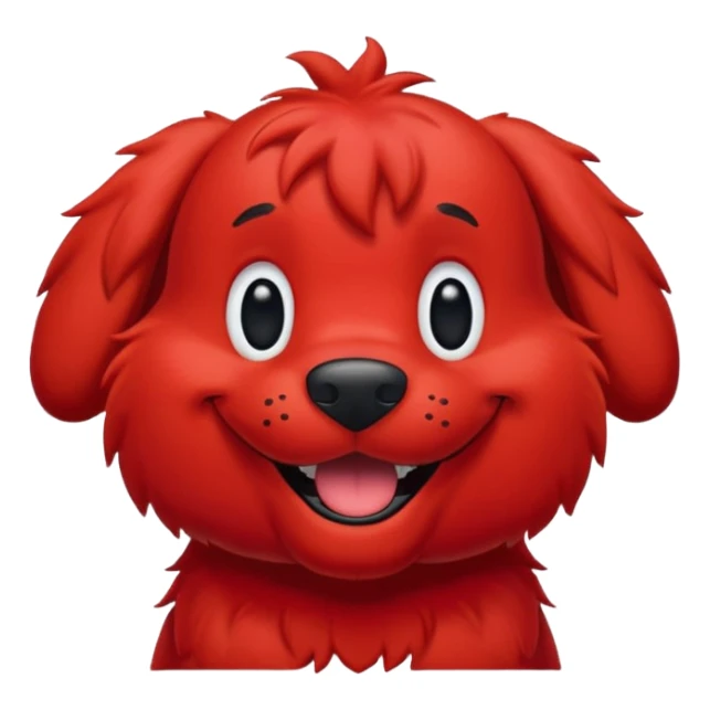 Clifford the big red dog sticker emoji sticker