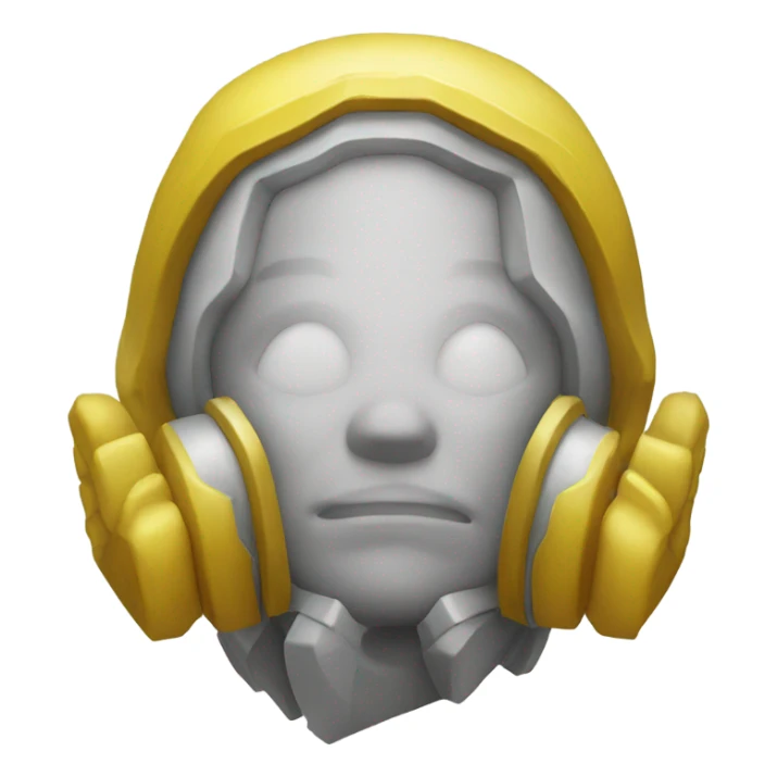 halo (no person just a yellow halo) sticker