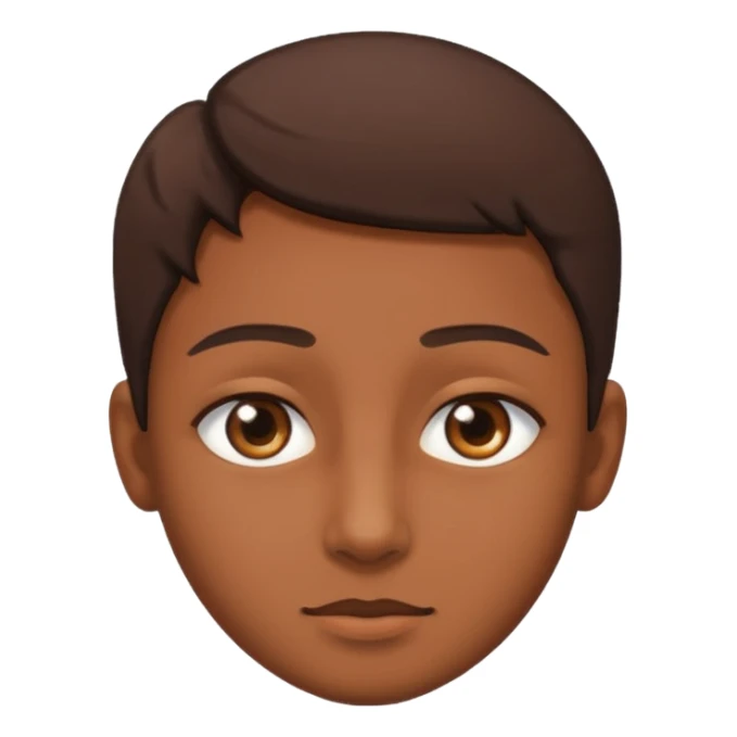 Piel morena, y ojos más achinados sticker