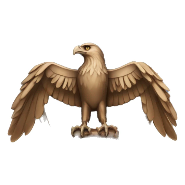 Ravenclaw house Blue and Bronze Eagle insignia  sticker