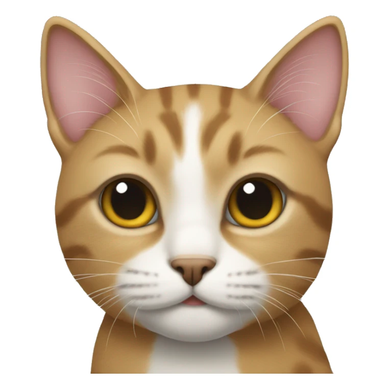 Un gato con cara de que no entiende  sticker
