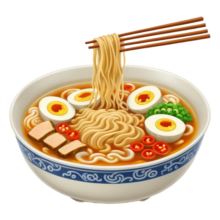 Bowl of ramen sticker