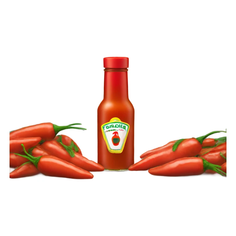 One of Sriracha sauce sticker