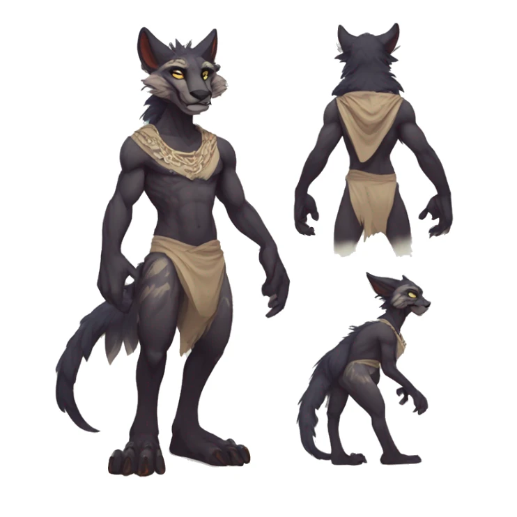  anthro modern vernid full body by LiLaiRa sticker