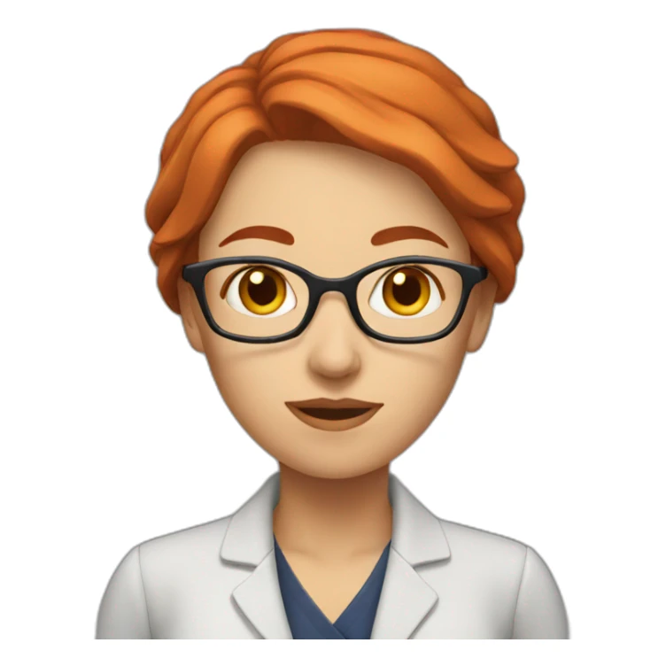 Red-hair-english-teacher-woman sticker