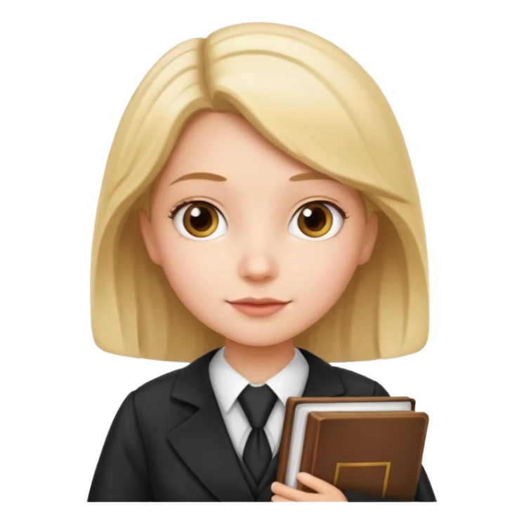 Cat lawyer girl  sticker