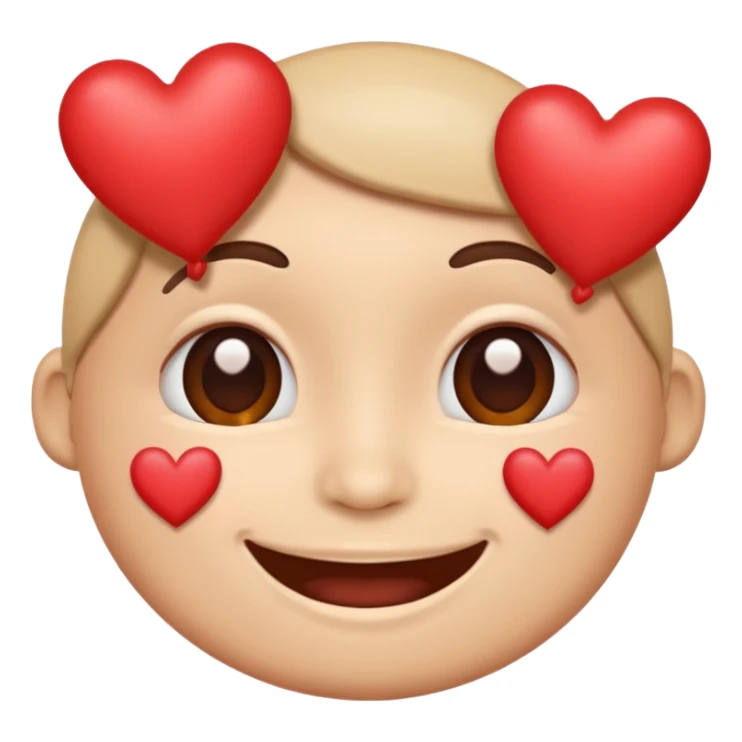 mix of these two 🥺☺️ but make it classic emoji  sticker
