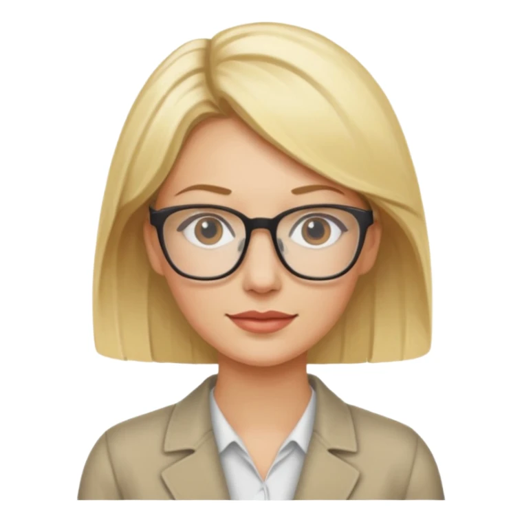 blonde la trentaine qui travaille sticker