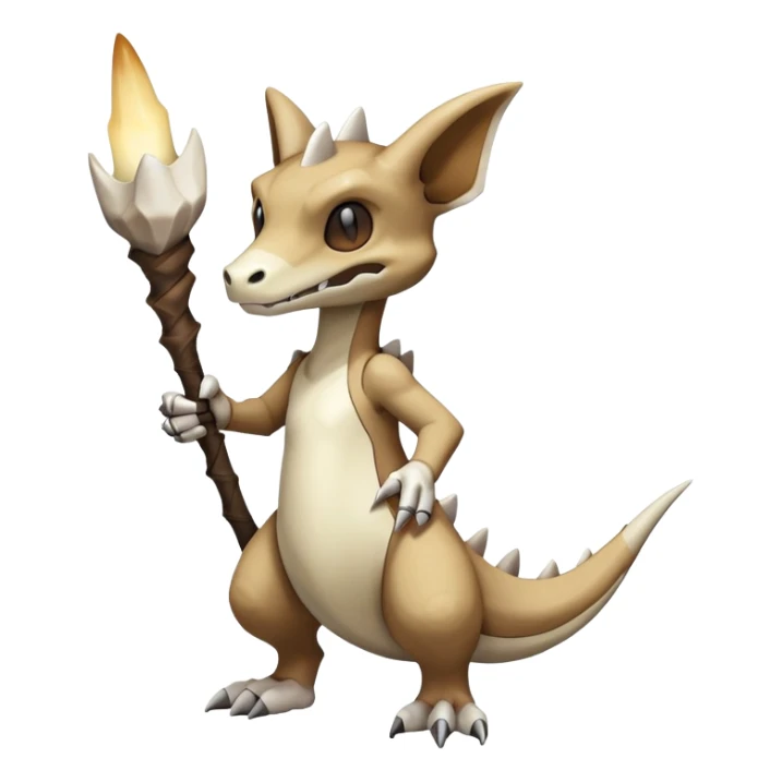 Cubone-Marowak-Fakémon-creature (full body) sticker