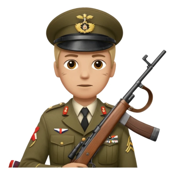 pushing the britian force sticker