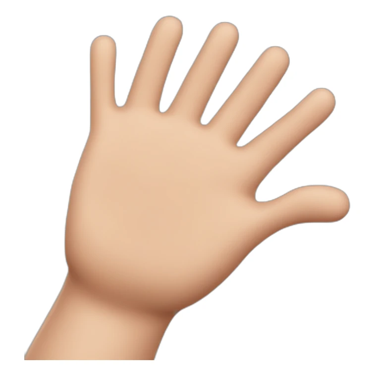 The high part of Spider man giving a high five sticker