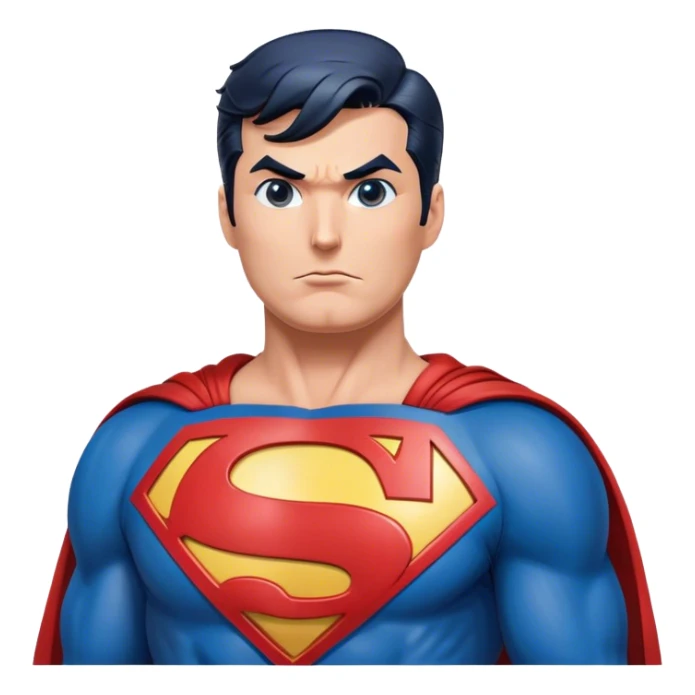 Donald trumps face on Superman’s body sticker