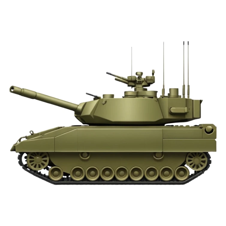M1A2 abrams tank sticker