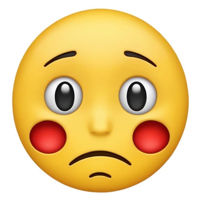 sad face emoji sticker