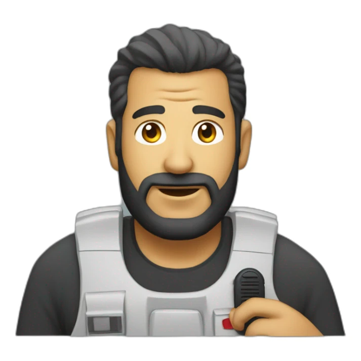 Hajji walkie-talkie sticker