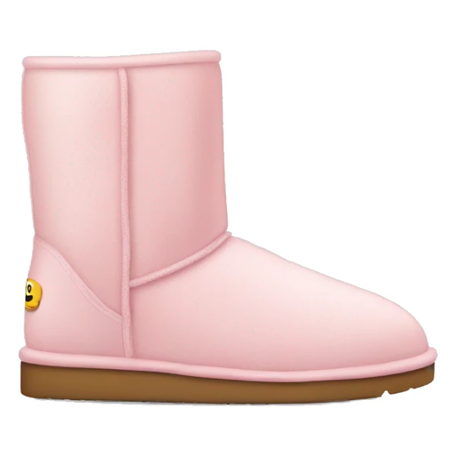 light pink uggs sticker
