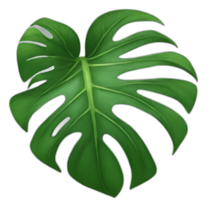 monstera sticker