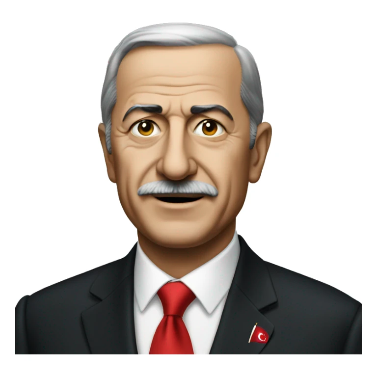President of turkey sticker