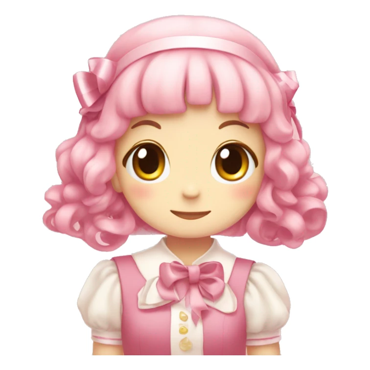 Lovely mymelody with cute ribbons  sticker
