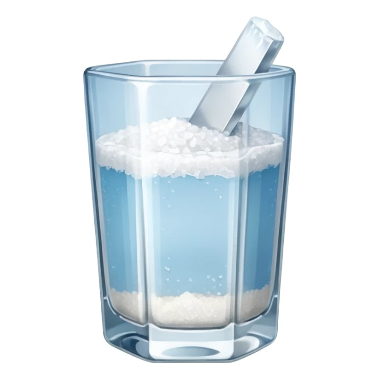 glass of salt emoji sticker