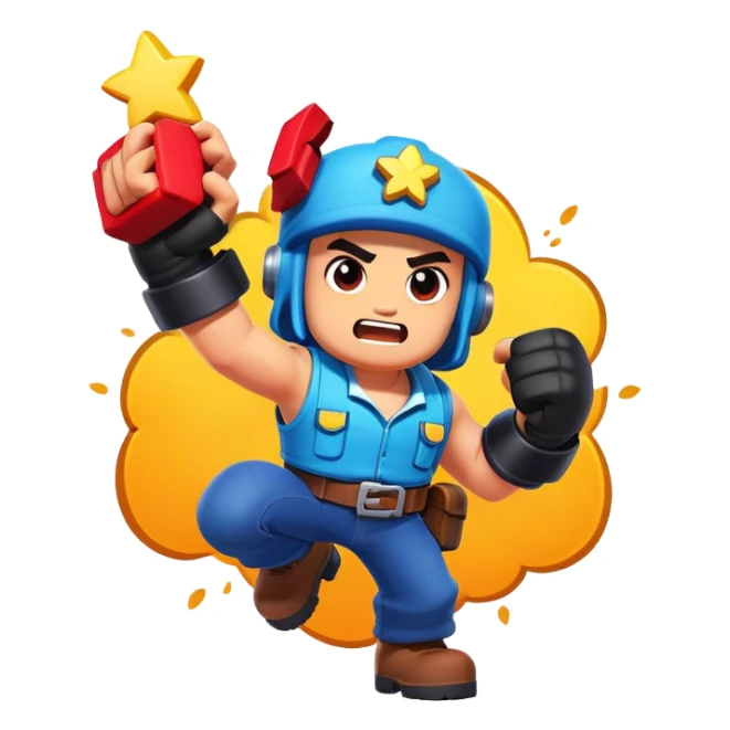 brawl stars game sticker