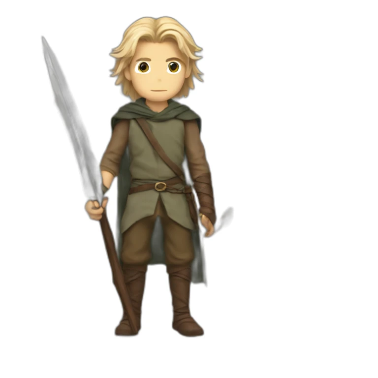 strider from the lord of the rings sticker