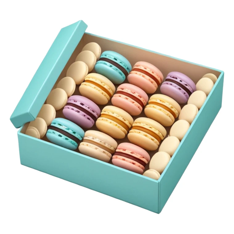 a box of single line of macaron



















 sticker