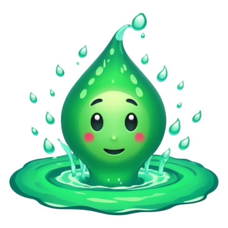 Radioactive pool of water sticker