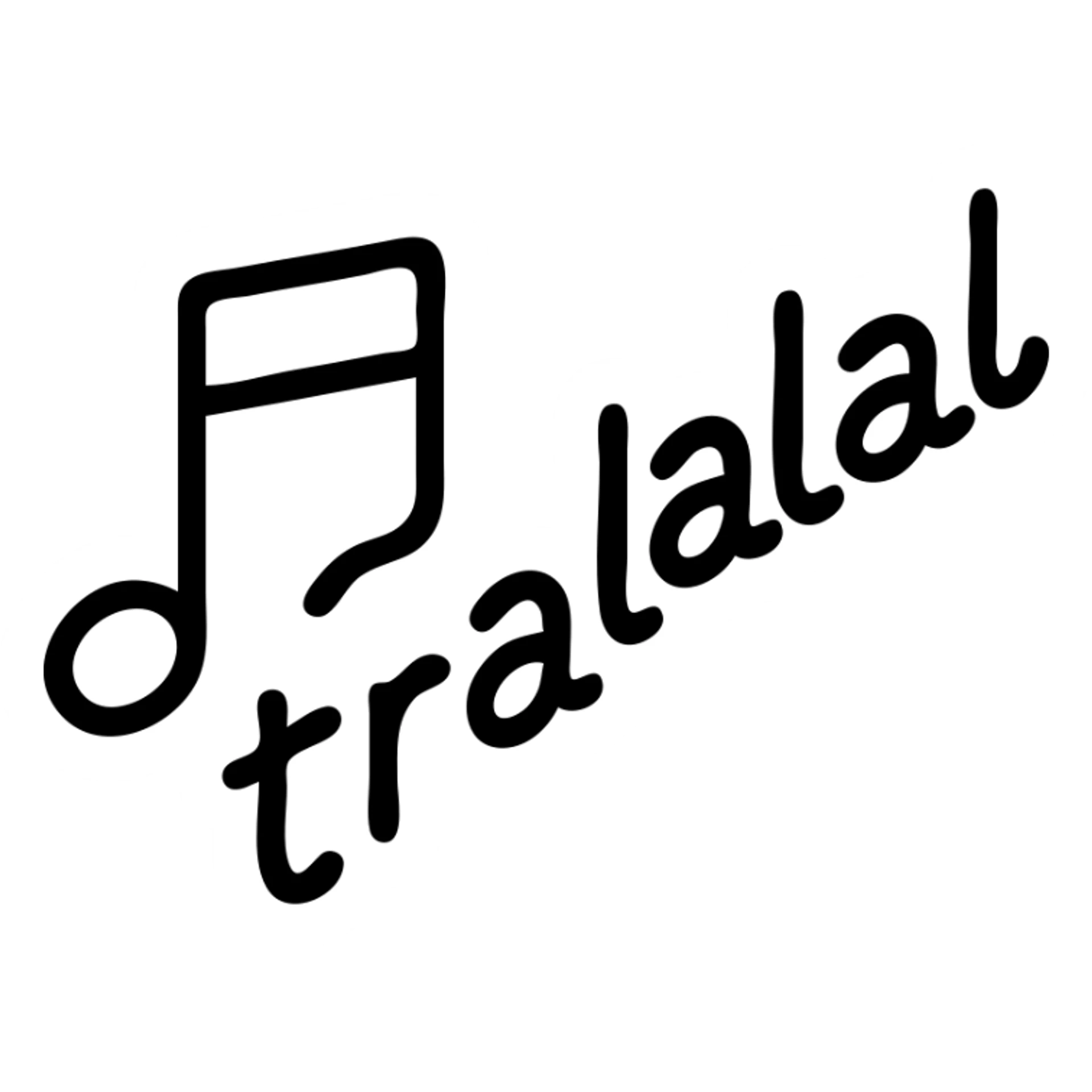 playful design tralalalo tralala sticker