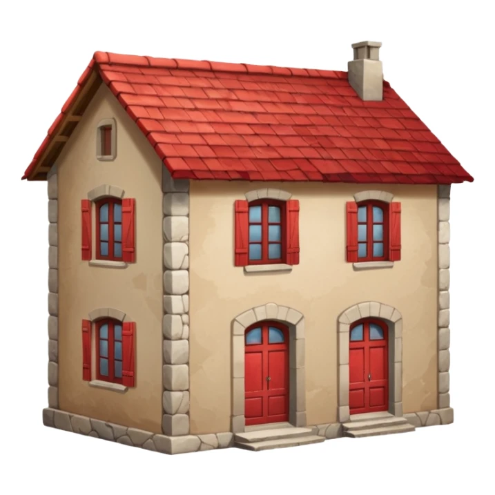 Typical France House sticker