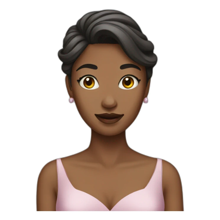 Woman wearing a gown sticker