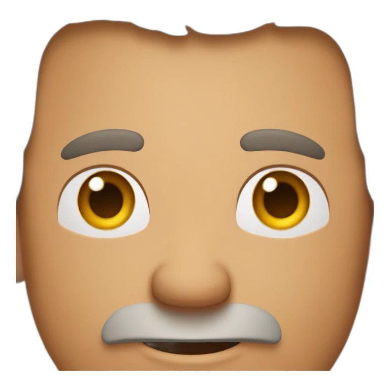 a man in his 50s receeding brown hair smiling  sticker