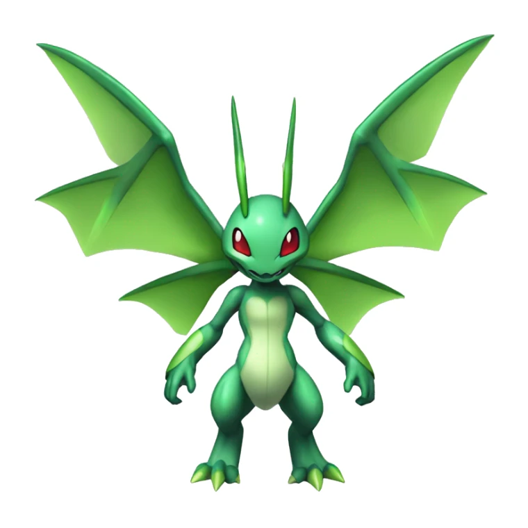 Cool Edgy Chibi Legendary Shiny Fakemon-Pokémon-Genesect-Flygon With Full Body Detailed High Quality sticker