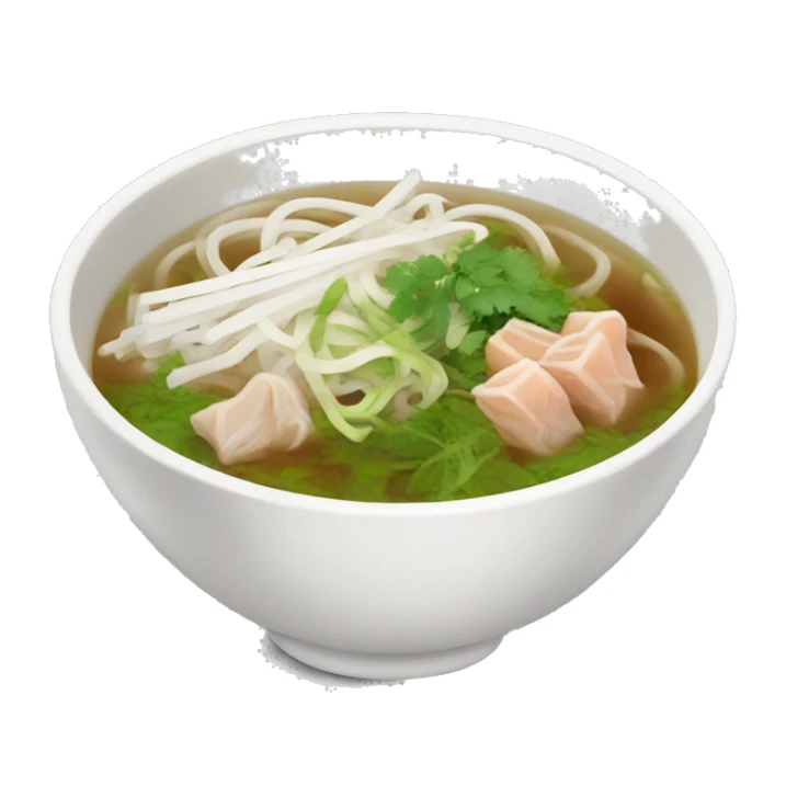 A bowl of pho   sticker