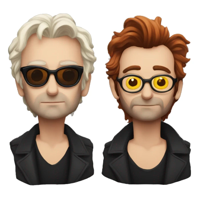 david tennant crowley good omens  sticker