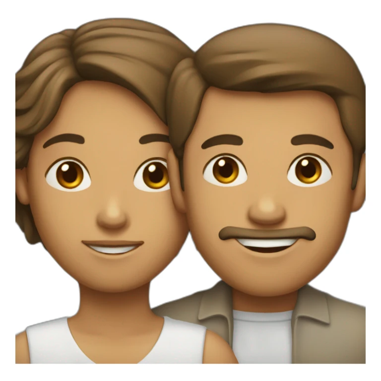 homme et femme sticker