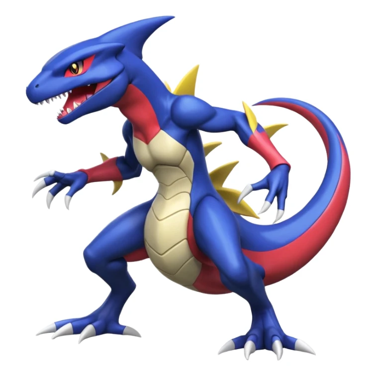 Inteleon-Greninja-Garchomp-dusin-fusion (full body) sticker