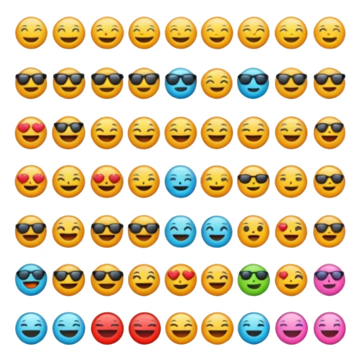 Aesthestic emoji sticker