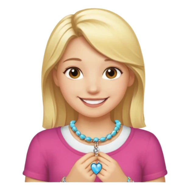 Charm Bracelet Girl sticker