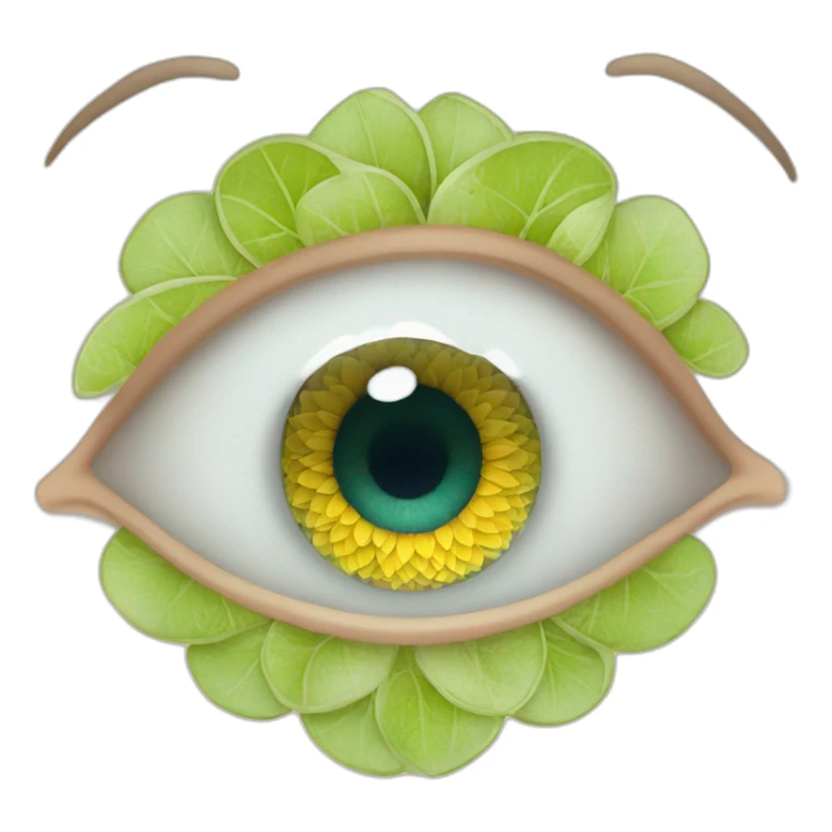 Flower-of-life-in-eye sticker