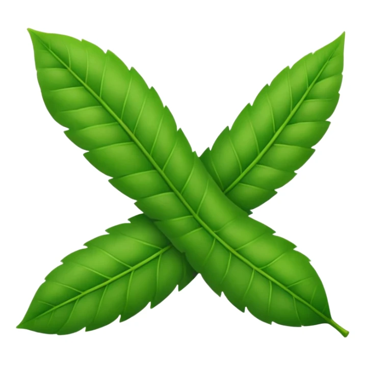 check mark made out of plants sticker