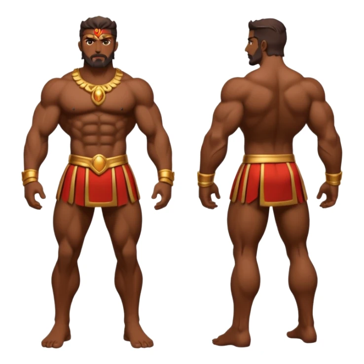 dios baal cuerpo completo sticker