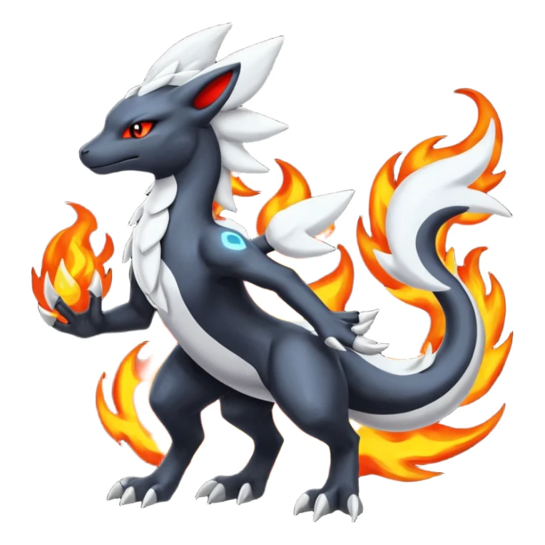 Salandit-Reshiram-Umbreon-Silvally-fusion (full body) sticker