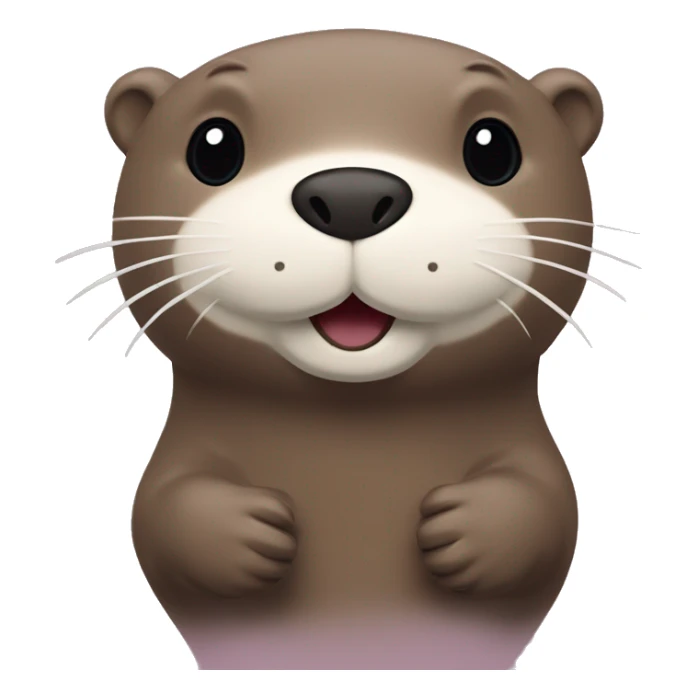Brooke the otter Jellycat  sticker