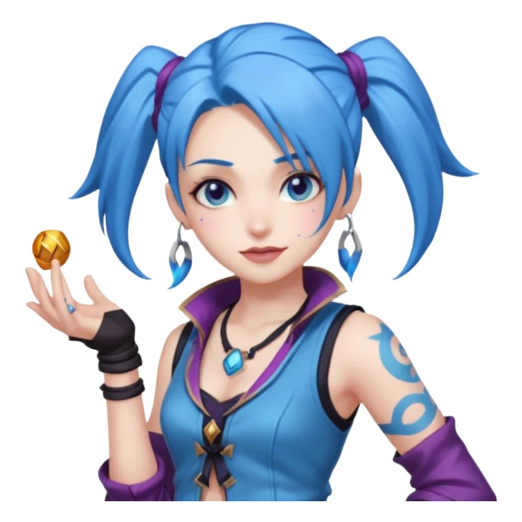league of legends jinx arcane sticker
