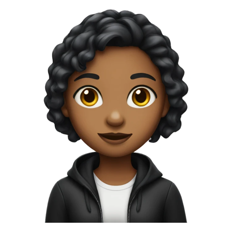 A girl who looks like a panther sticker