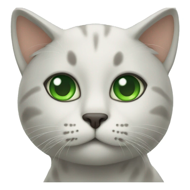 cat with green eyes sticker