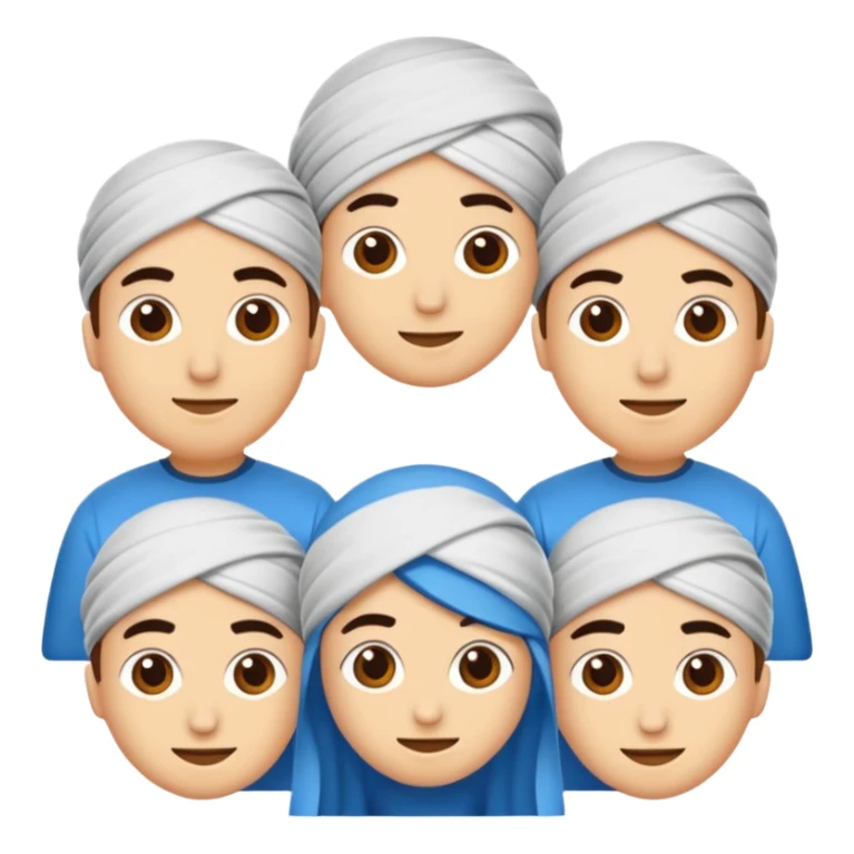 Arkaplanı mavi, içinde beyaz ay ve yıldız olan bayrak sticker